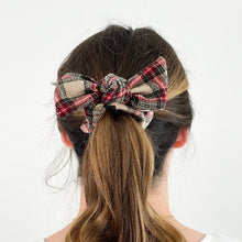 Load image into Gallery viewer, Mad for Plaid Bow Scrunchie
