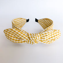 Load image into Gallery viewer, Dolly Gingham Bow Headband
