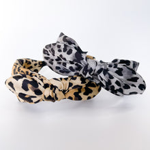 Load image into Gallery viewer, Wild Thing Leopard Print Bow Headband
